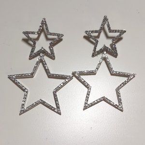 🌟 FREE WITH PURCHASE 🌟 Rhinestone bling star earrings